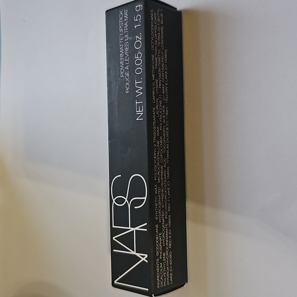 NARS Powermatte Lipstick in Black Packaging